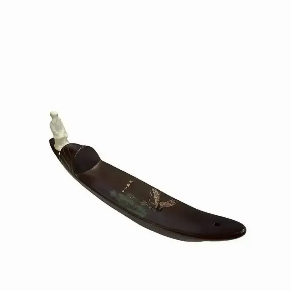 Scents - Chinese Boat Ceramic Incense Holder 28cm - ARABESK