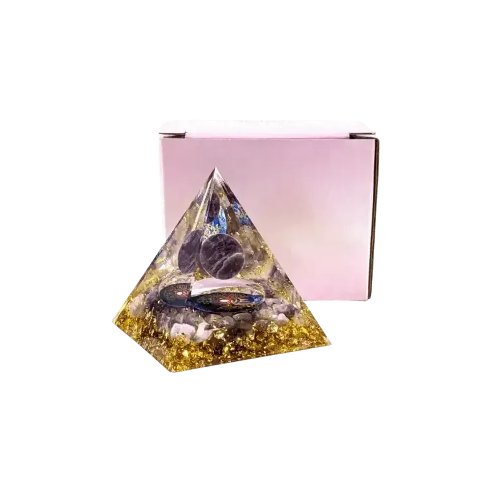 Jewelry - Orgonite Pyramid Amethyst Tree of Life - ARABESK