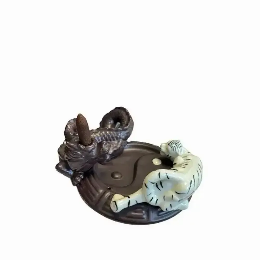 Scents - Backflow Dragon Incense Holder - Tiger 17cm - ARABESK