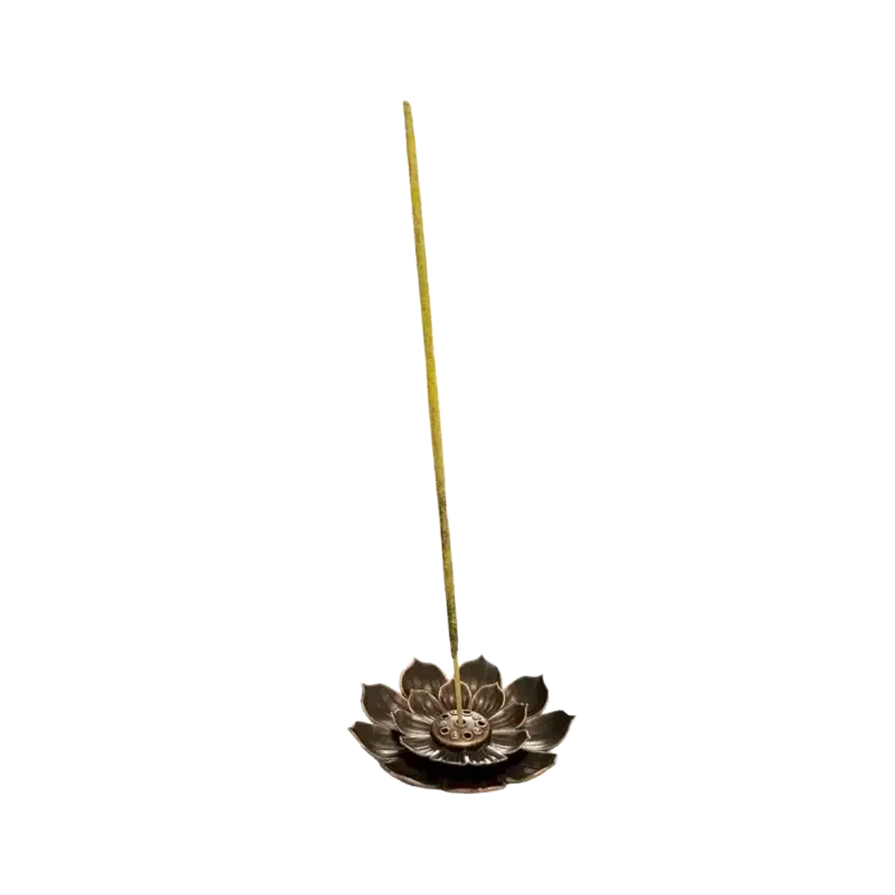 Scents - Lotus Flower Metal Incense Holder 6 cm - ARABESK