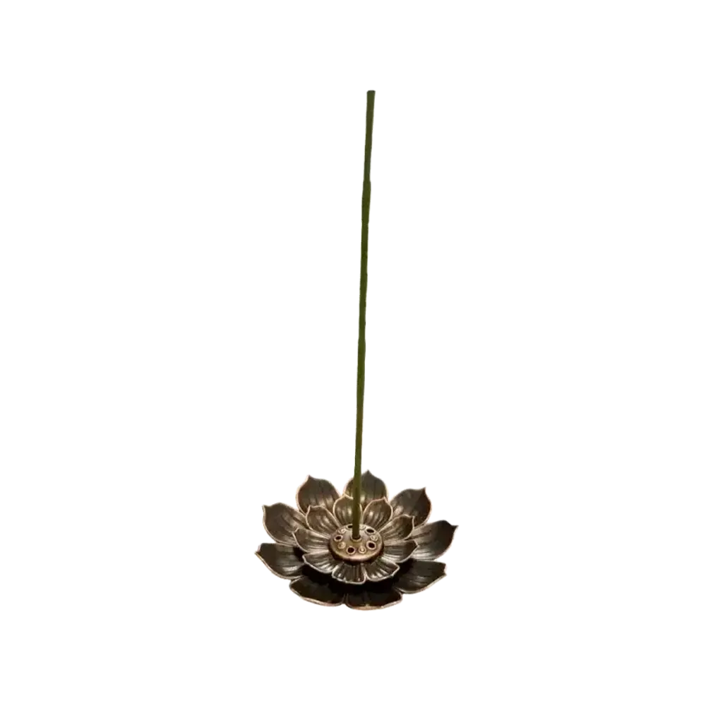 Scents - Lotus Flower Metal Incense Holder 6 cm - ARABESK