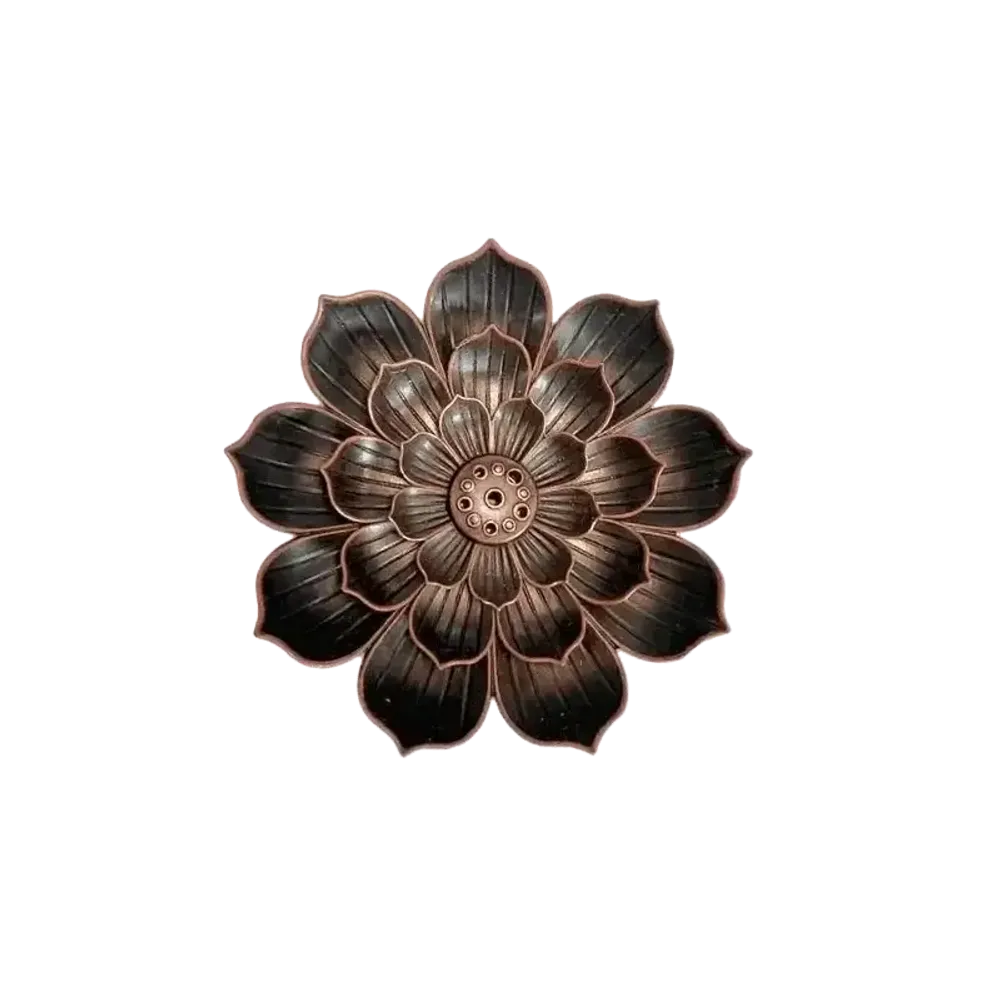 Scents - Metal Incense Holder Large Lotus Flower 8.5 cm - ARABESK
