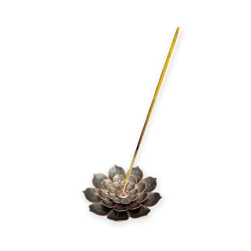 Scents - Metal Incense Holder Large Lotus Flower 8.5 cm - ARABESK