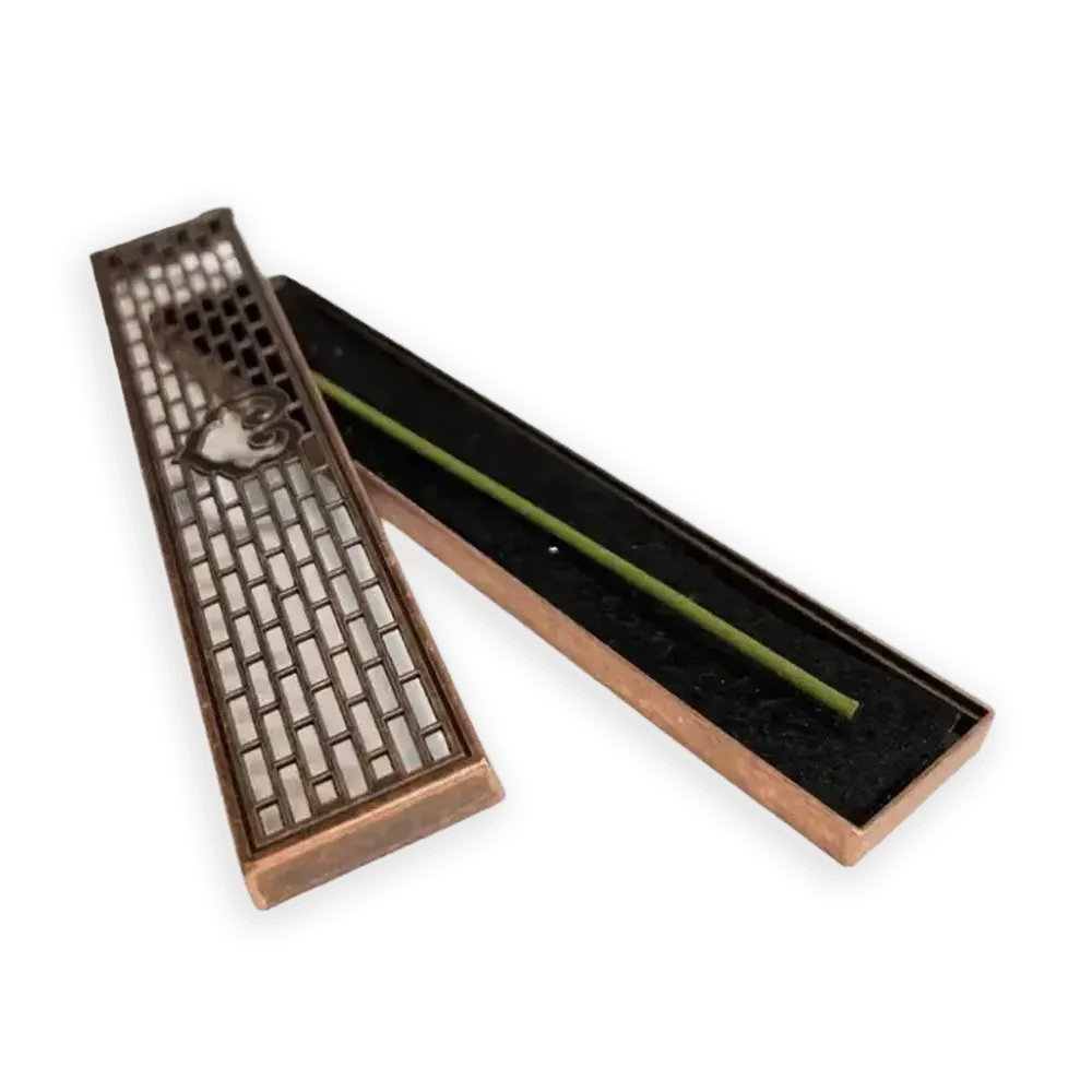 Senteurs - Porte Encens Métal Boite Ajourée 14.7 cm - ARABESK