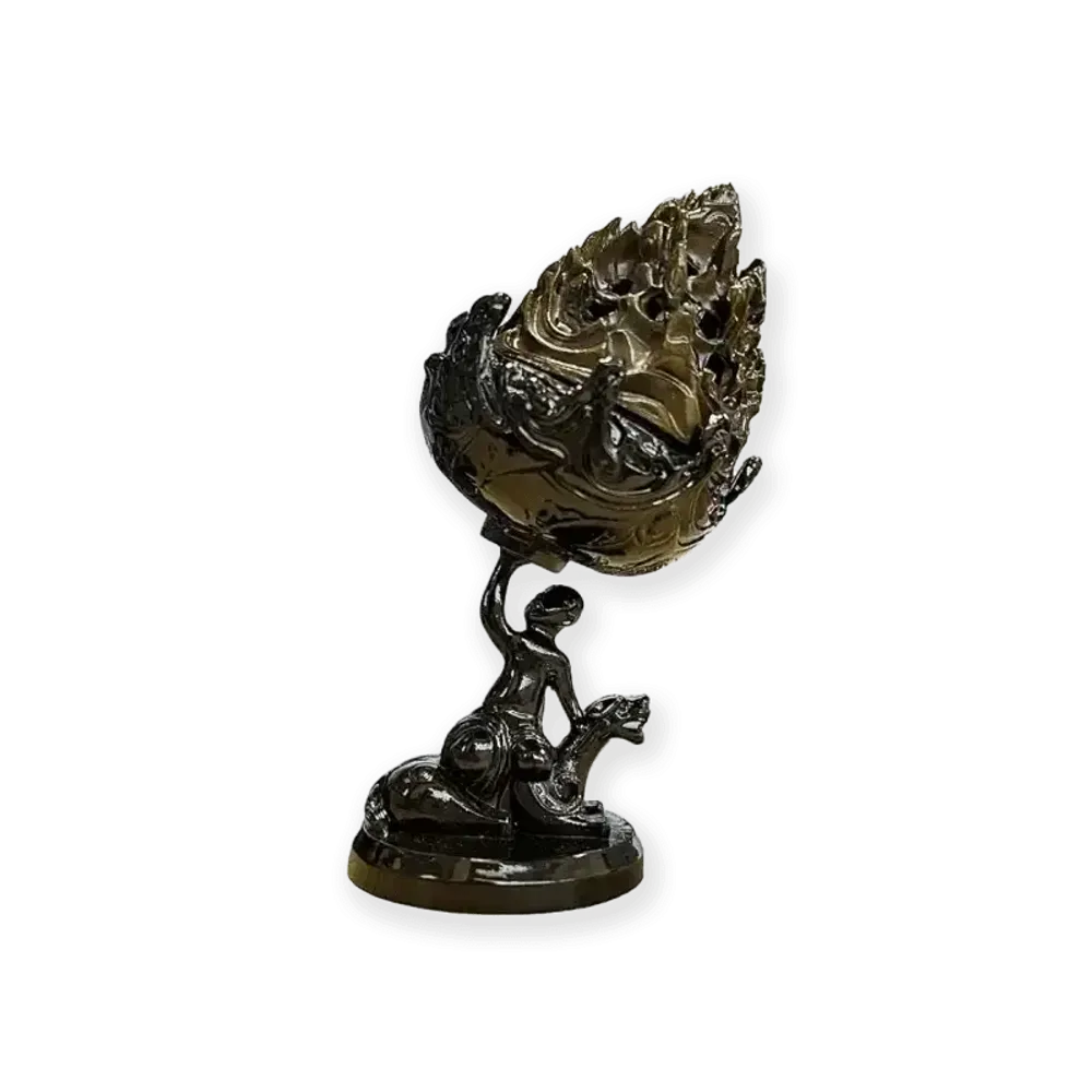 Scents - Boshan Metal Incense Holder 13.5 cm - ARABESK