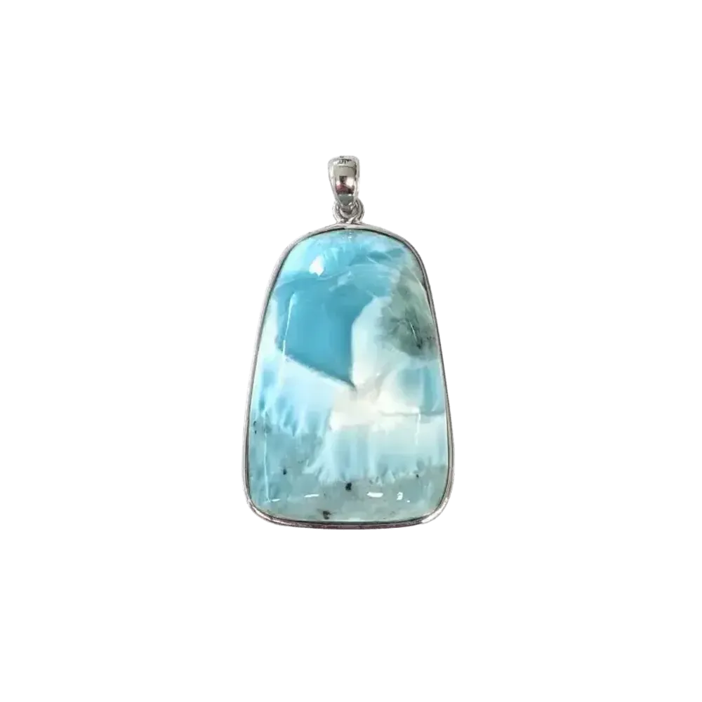Bijoux - Pendentif Argent 925 Larimar AA 15.88g - ARABESK