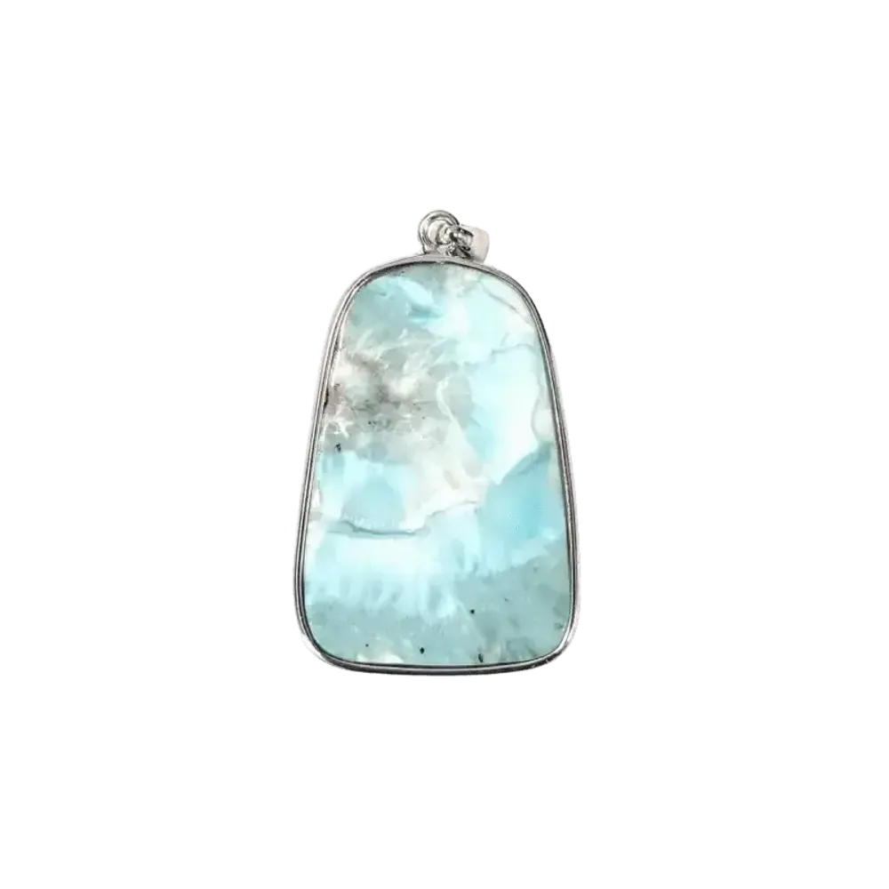 Bijoux - Pendentif Argent 925 Larimar AA 15.88g - ARABESK