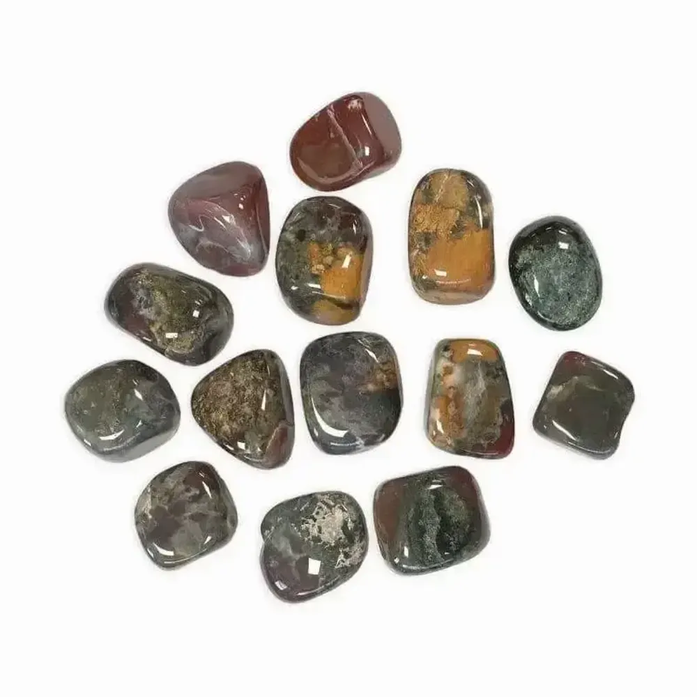 Jewelry - Indian Agate With tumbled stones 2-3cm 250g - ARABESK