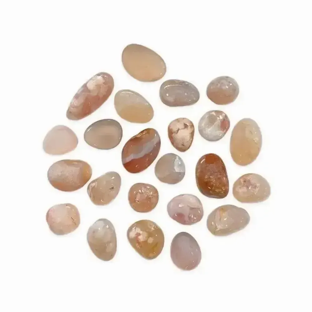 Bijoux - Agate Fleur de Cerisier AB pierres roulées 2-3cm 250g - ARABESK