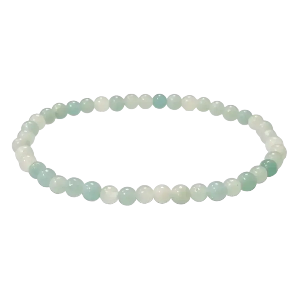 Bracelets - Bracelet Amazonite Chine perles 4mm - ARABESK