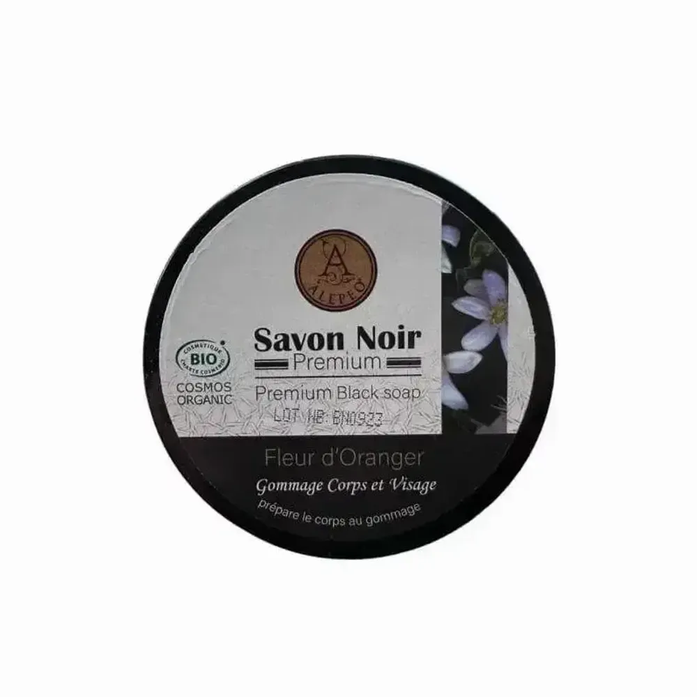 Soaps - Cosmos Organic Black Soap Orange Blossom 250g - ARABESK