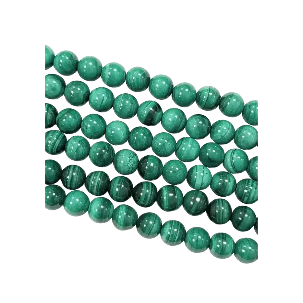 Bijoux - Malachite Claire AA perles 8-9mm sur fil 40cm - ARABESK