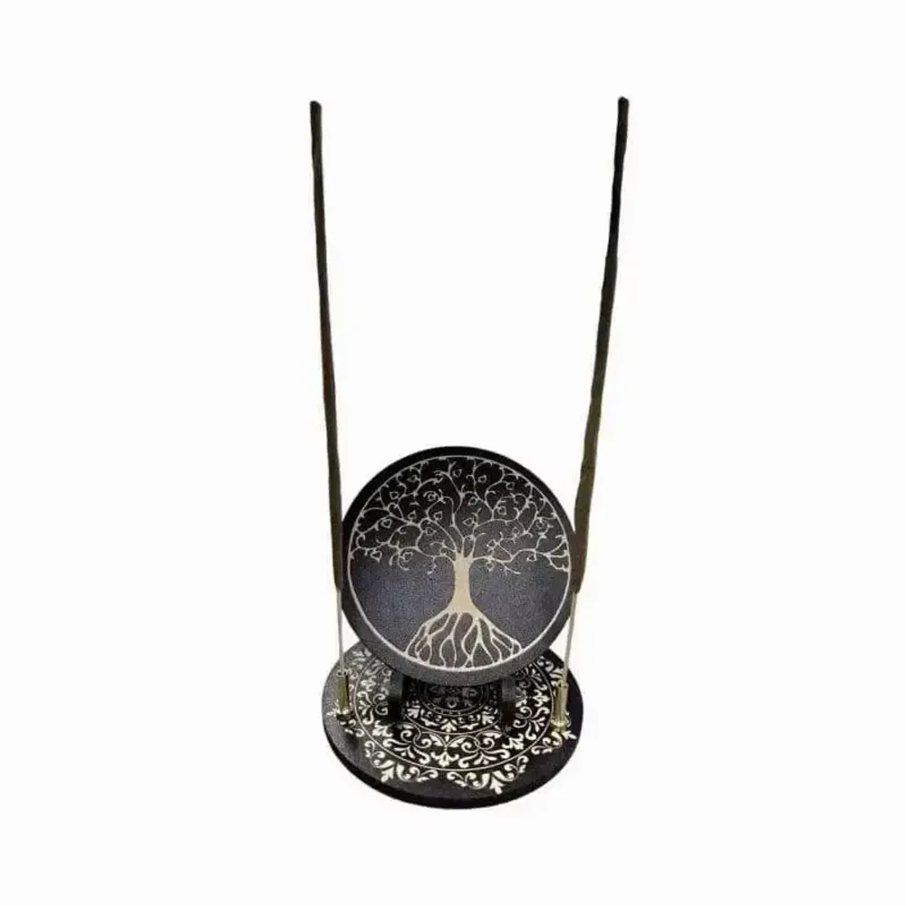 Bijoux - Porte Encens plaque  arbre de vie 10cm - ARABESK