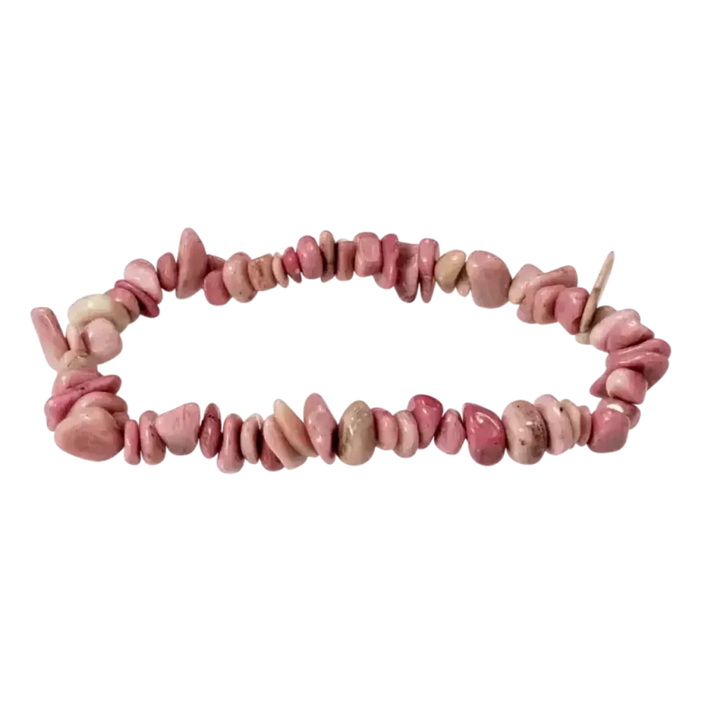 Bracelets - Rhodonite Australia chips bracelet - ARABESK