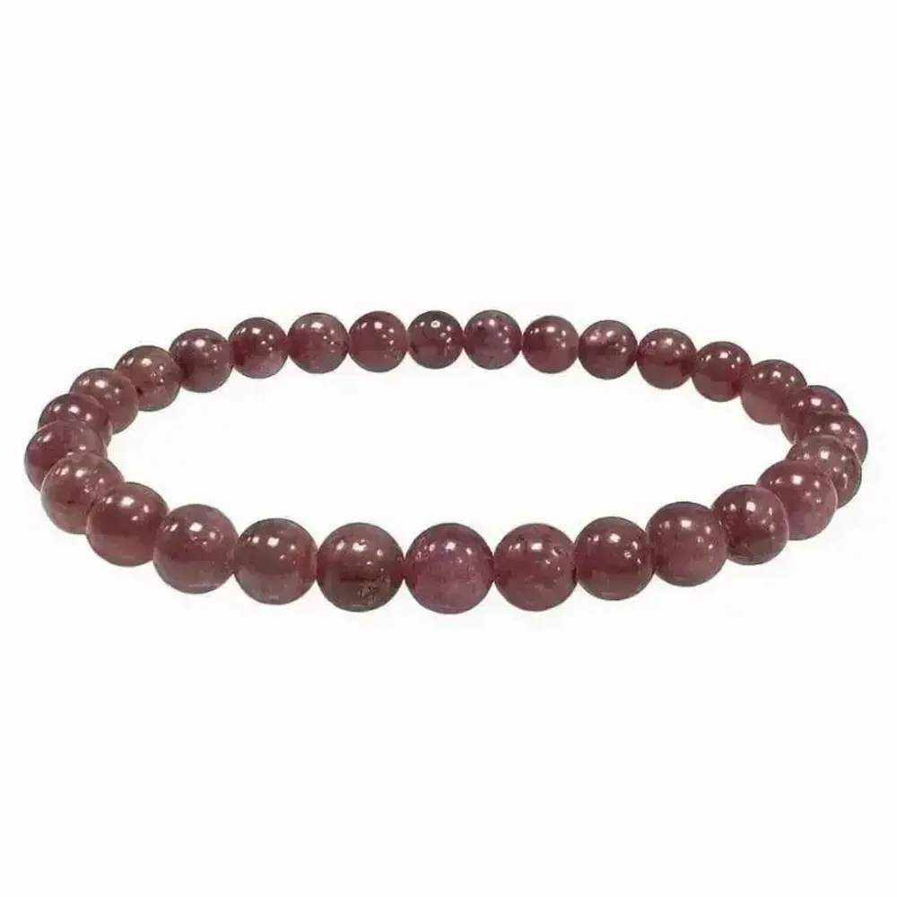 Bracelets - Ruby bracelet AA beads 6-7mm - ARABESK