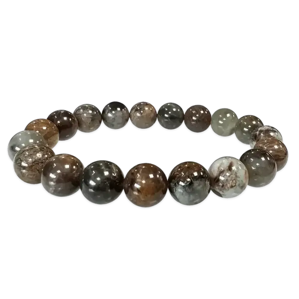 Bracelets - Chinese Serpentine Bracelet A 10mm Beads - ARABESK