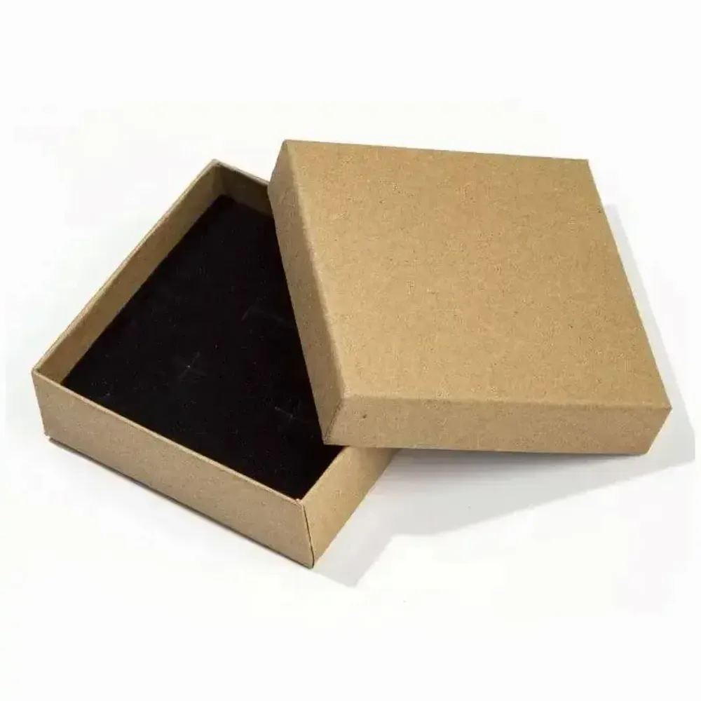 Jewelry - Gift Box for Jewelry in Kraft Cardboard 9cm x10 - ARABESK
