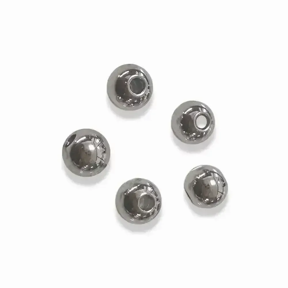 Jewelry - Silver Stainless Steel Ball Spacer Charm Beads 3mm x100 - ARABESK