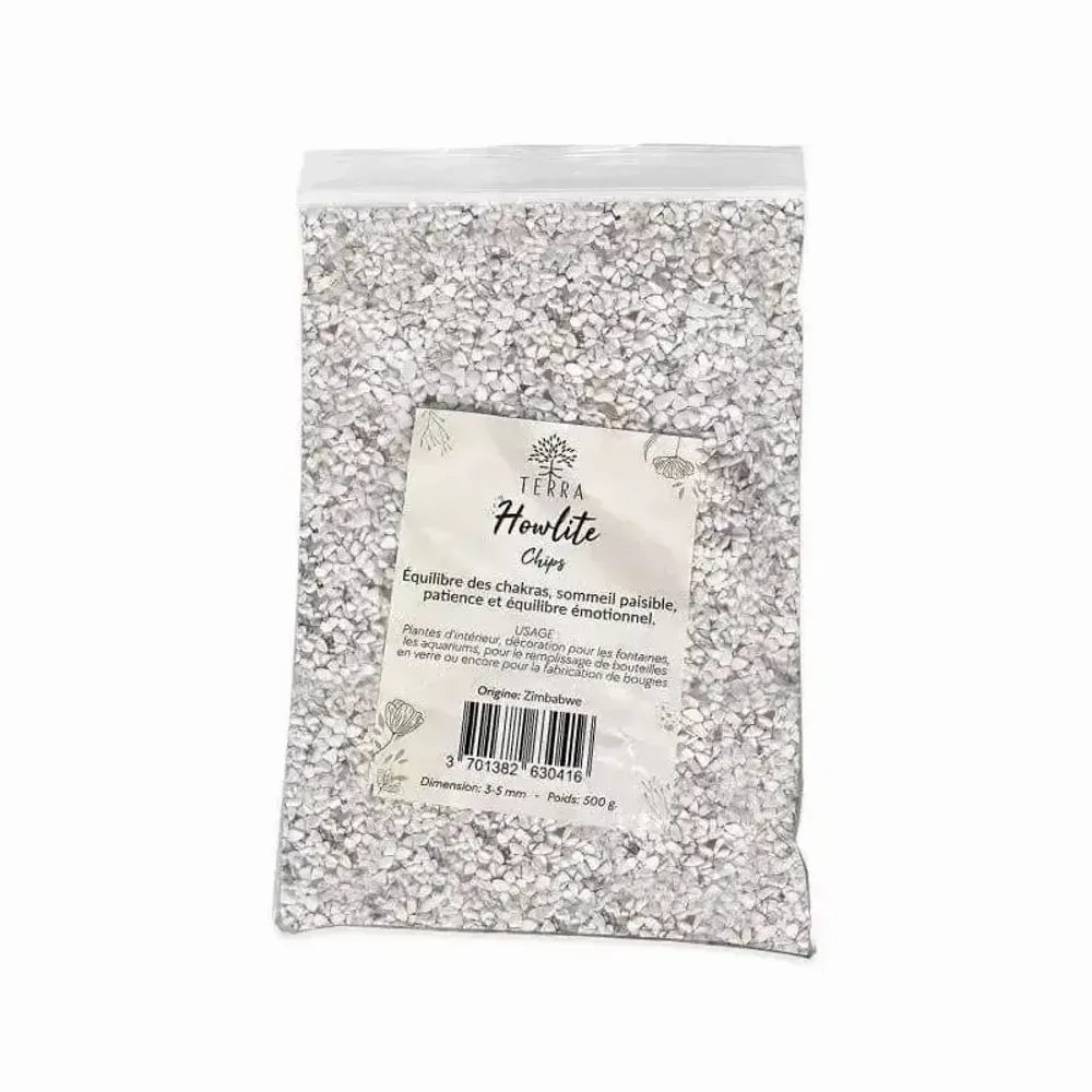 Jewelry - Howlite A Natural Stone Chips 1-4mm 500g - ARABESK