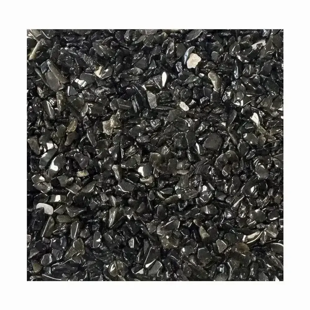 Jewelry - Black Obsidian A Natural Stone Chips 3-5mm 500g - ARABESK