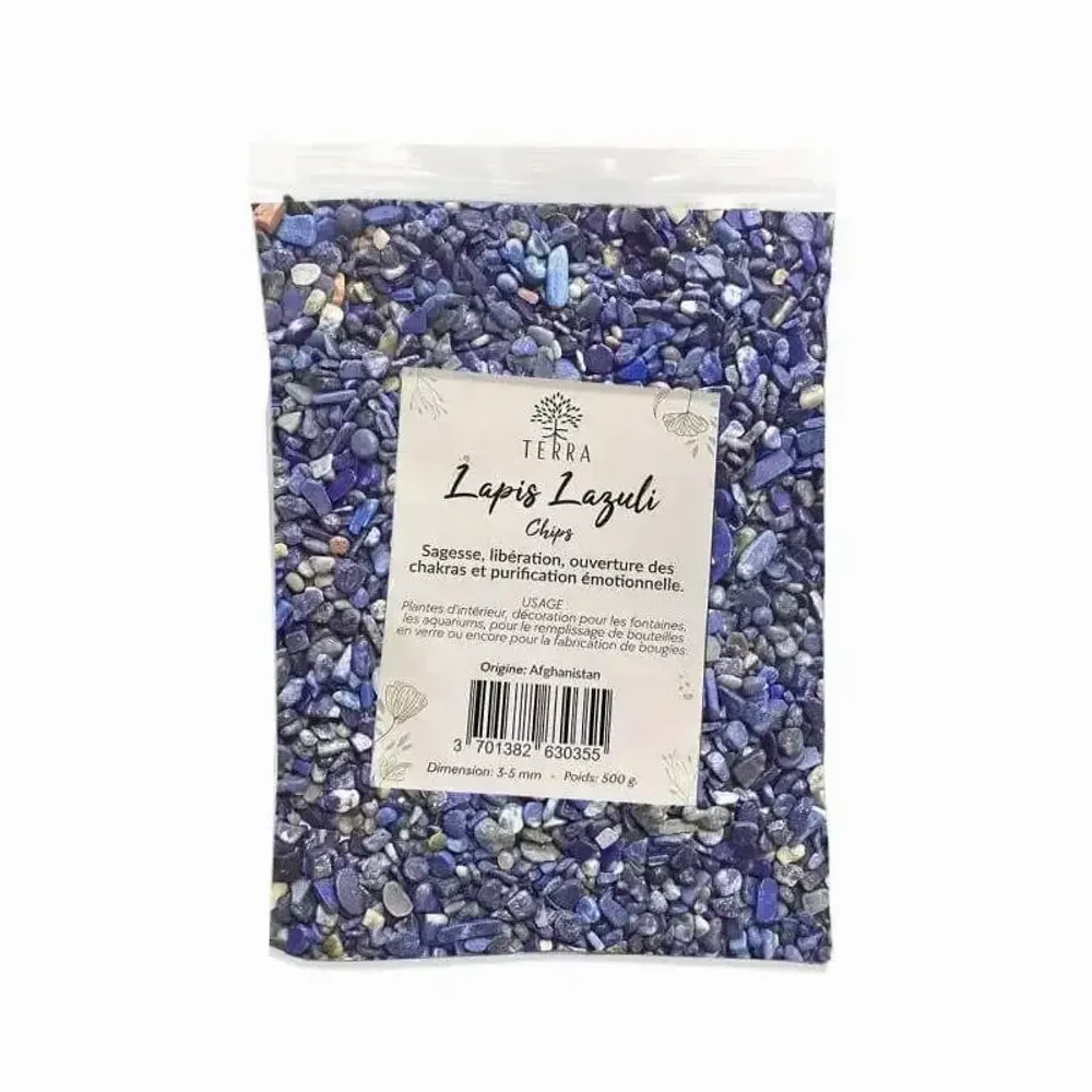Bijoux - Lapis Lazuli A+ Chips de pierres naturelles 3-5mm 500g - ARABESK