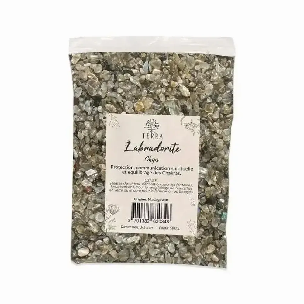 Bijoux - Labradorite A Chips de pierres naturelles 2-5mm 500g - ARABESK