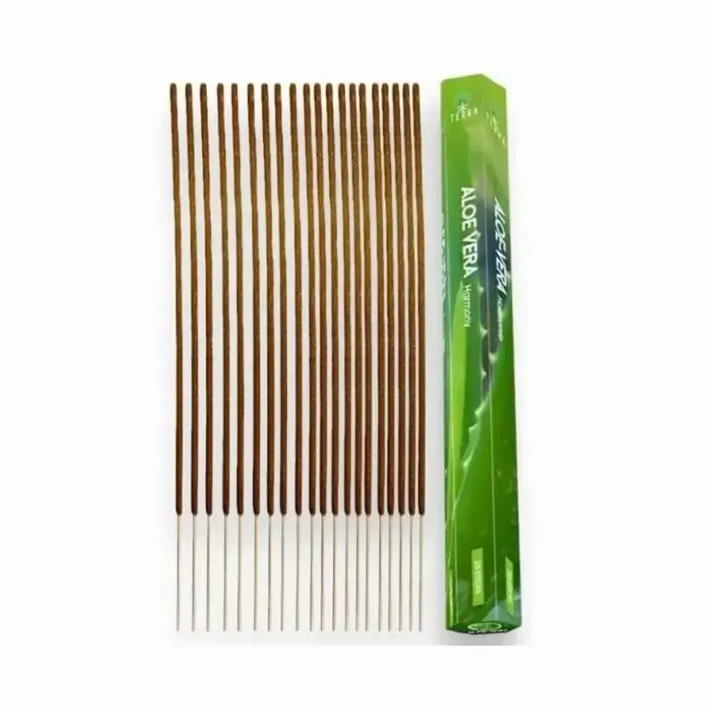 Senteurs - Encens Terra Aloe vera hexa sans charbon 30grs - ARABESK