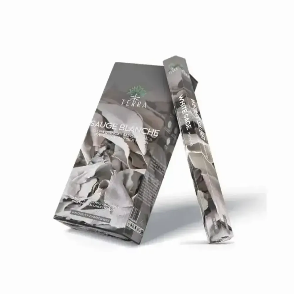 Senteurs - Encens Terra Sauge Blanche hexa sans charbon - ARABESK