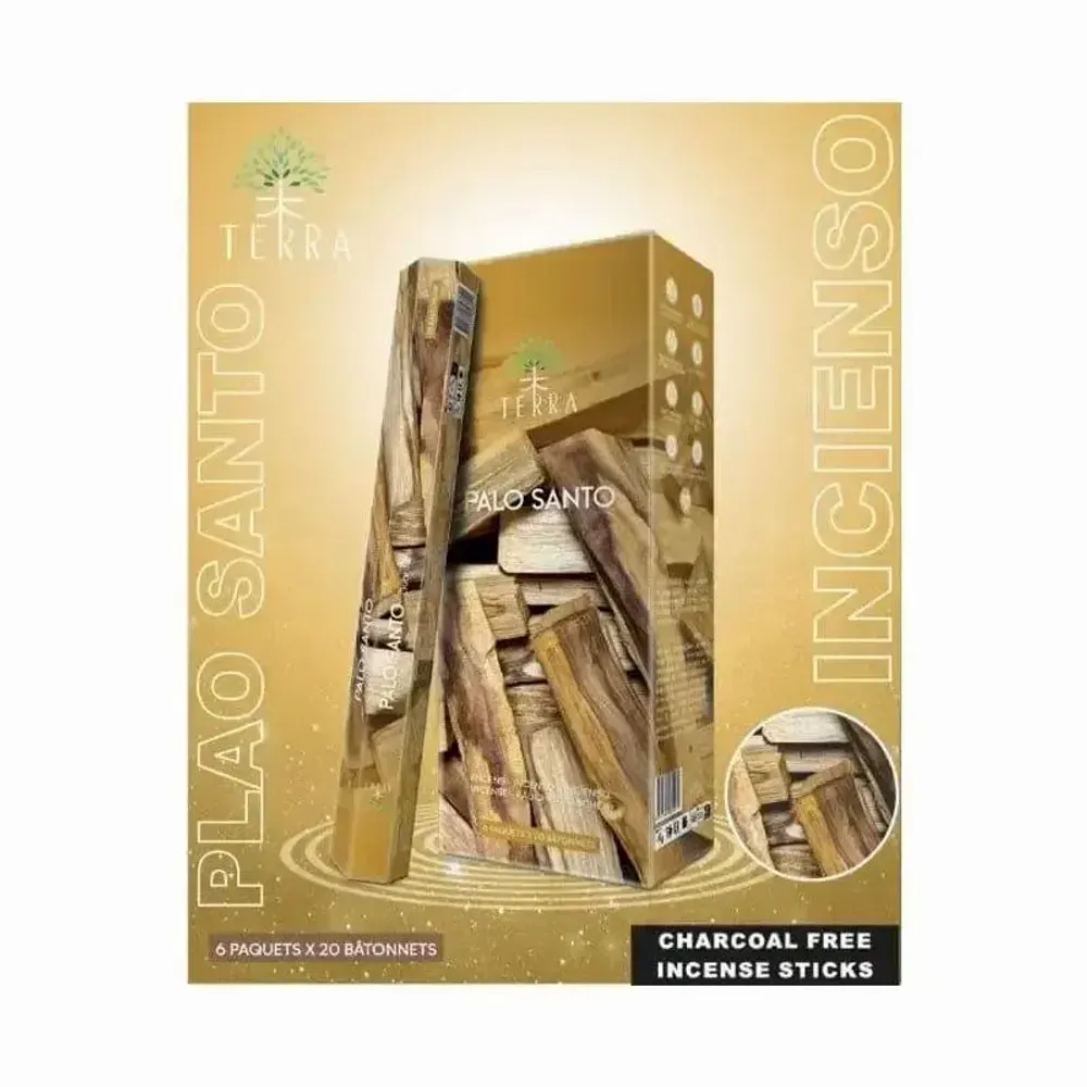 Scents - Terra Palo Santo hexa incense without charcoal 30grs - ARABESK