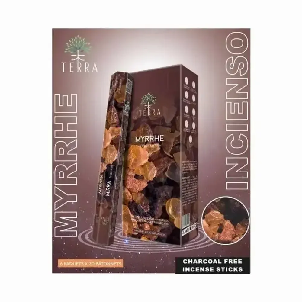 Scents - Terra myrrh hexa incense without charcoal 30grs - ARABESK