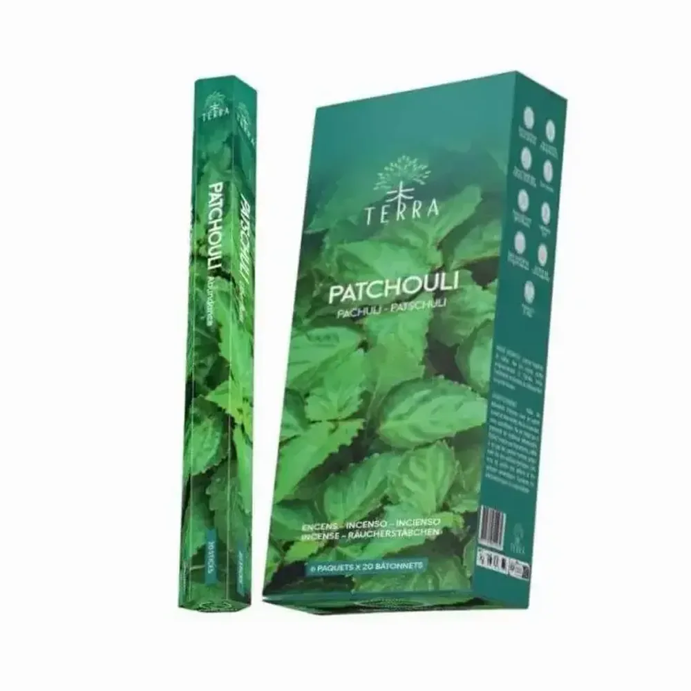 Scents - Terra patchouli hexa incense without charcoal 30grs - ARABESK