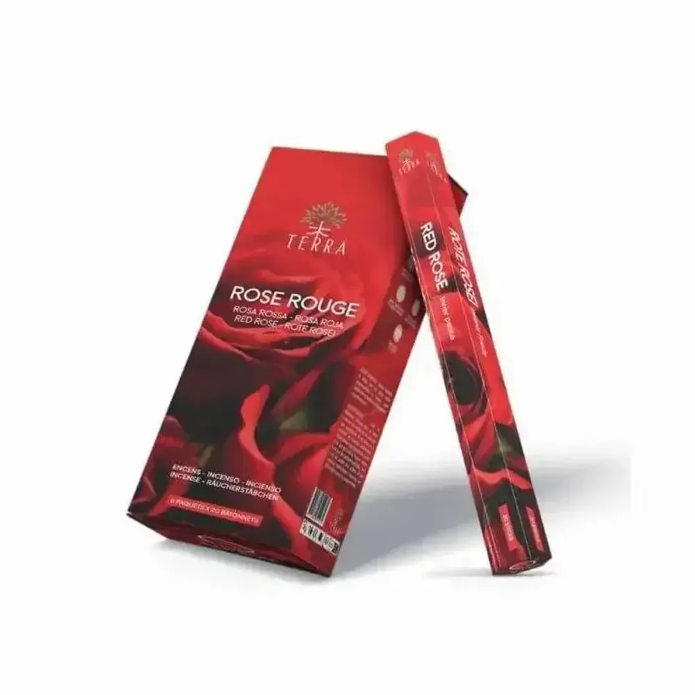 Senteurs - Encens Terra rose rouge hexa sans charbon - ARABESK