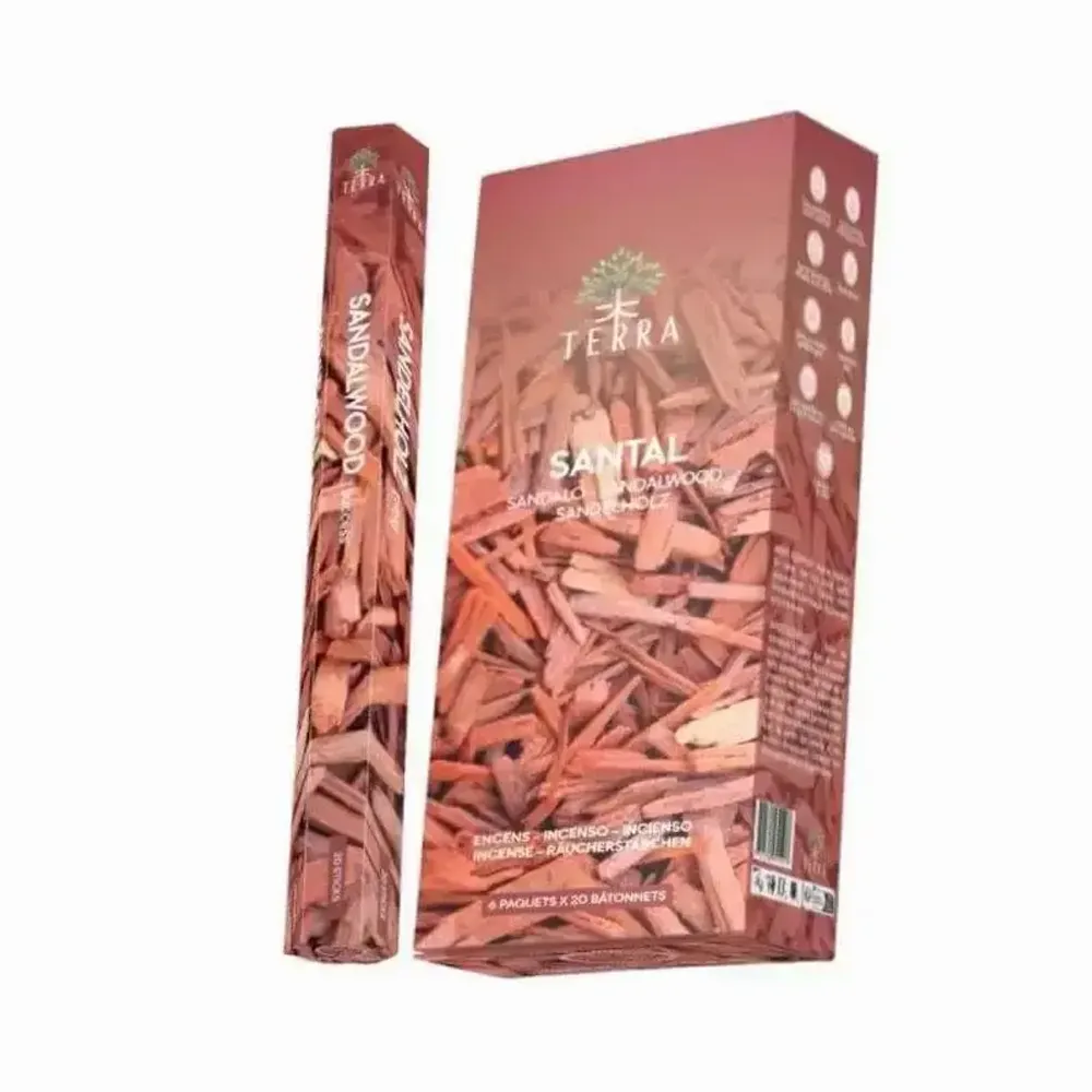 Scents - Terra sandalwood hexa incense without charcoal 30grs - ARABESK