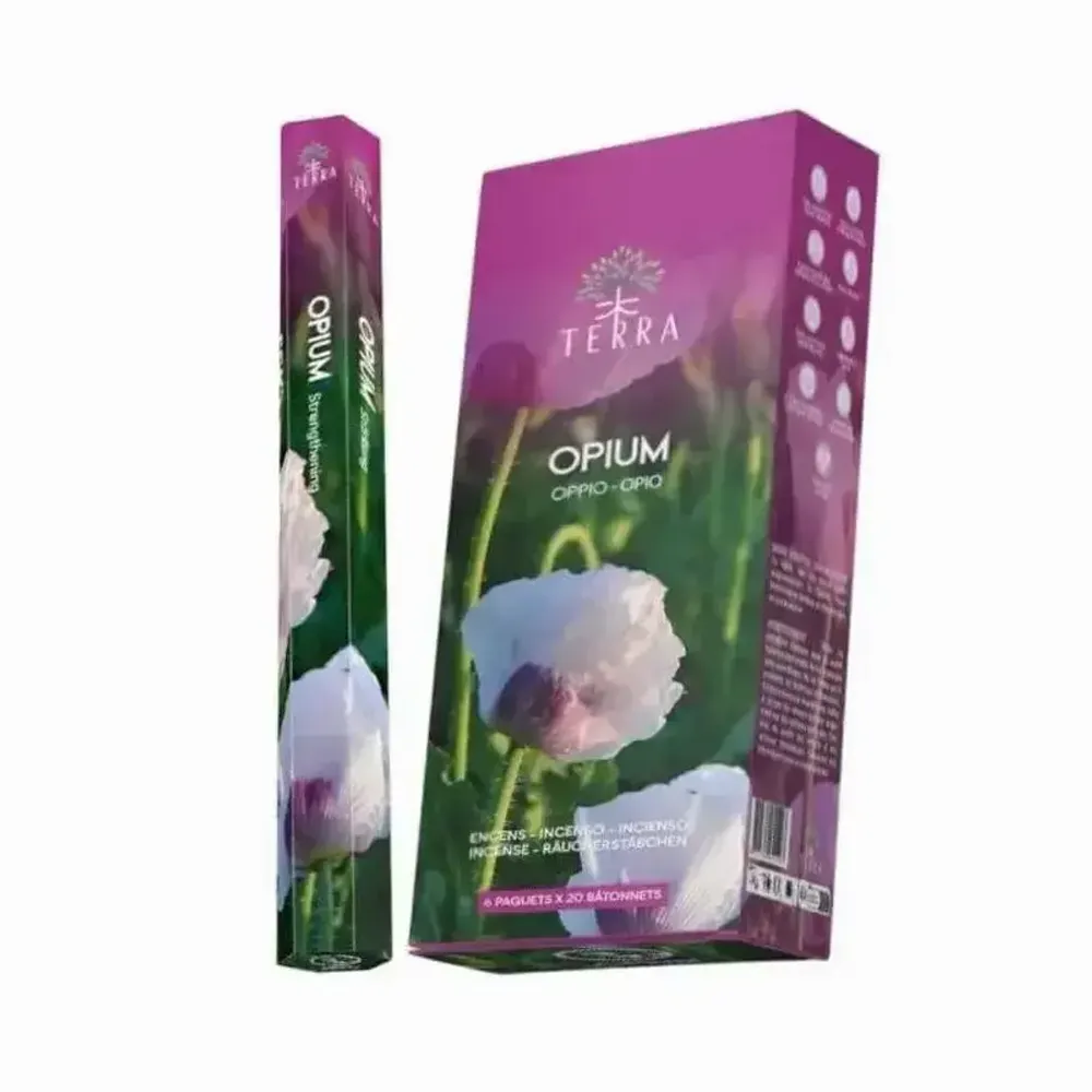 Scents - Terra opium hexa incense without charcoal 30grs - ARABESK