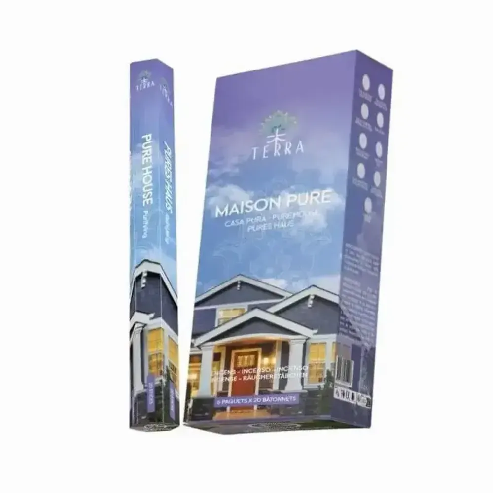 Senteurs - Encens Terra Maison Pure hexa sans charbon - ARABESK