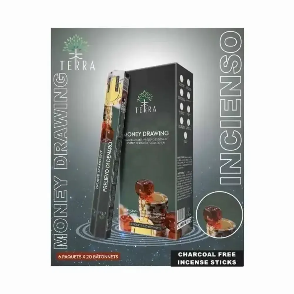 Scents - Incense Terra money drawing hexa without charcoal - ARABESK