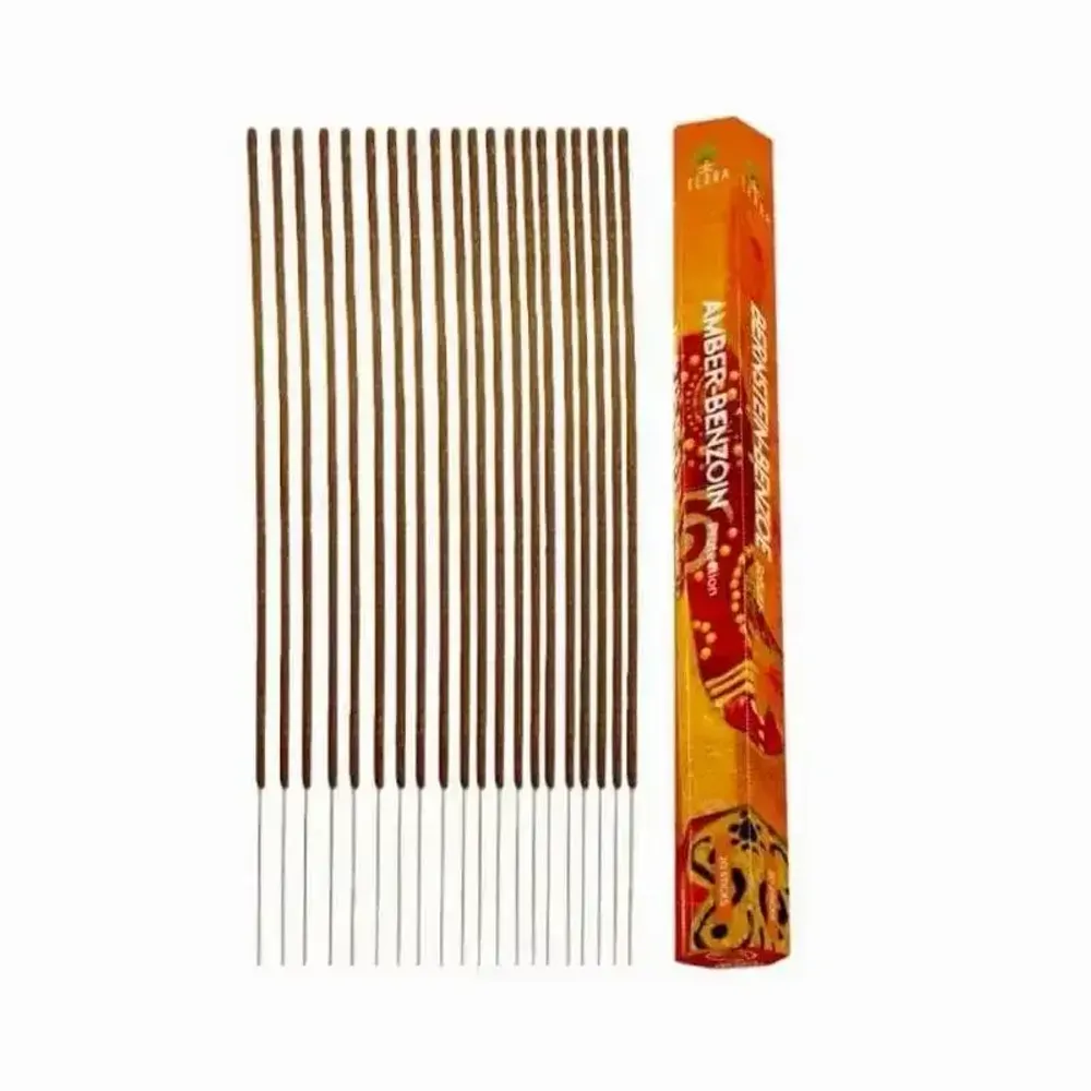 Scents - Terra incense Amber benzoin hexa without charcoal 30grs - ARABESK