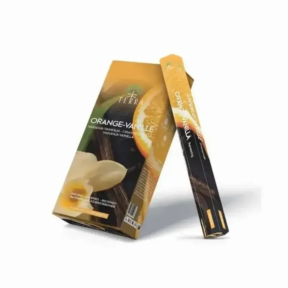 Scents - Terra orange vanilla hexa incense without charcoal 30grs - ARABESK