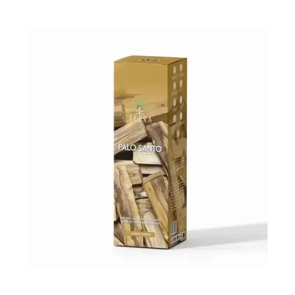 Scents - TERRA Palo Santo incense 8 Bts without charcoal 12grs - ARABESK