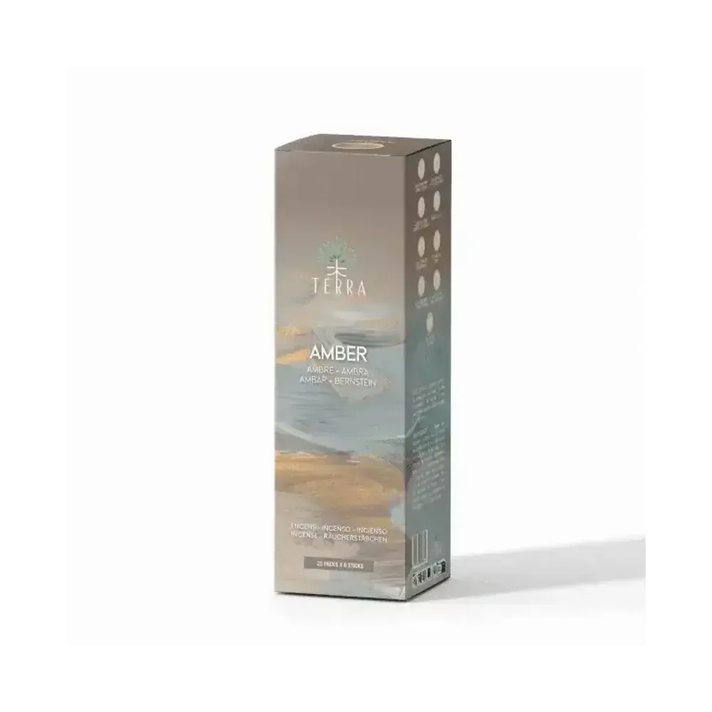 Senteurs - Encens TERRA Ambre sans charbon 12grs - ARABESK