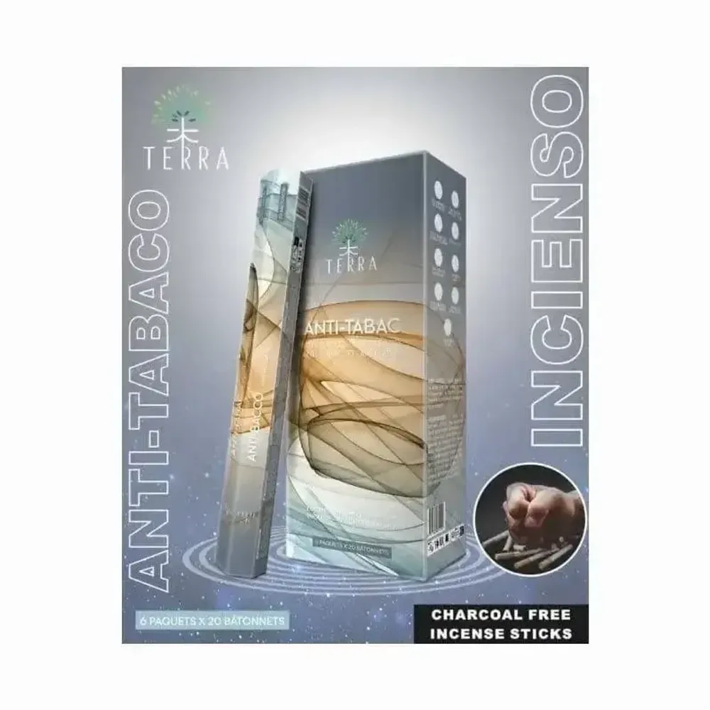 Scents - Terra anti-tobacco incense hexa without charcoal 30grs - ARABESK