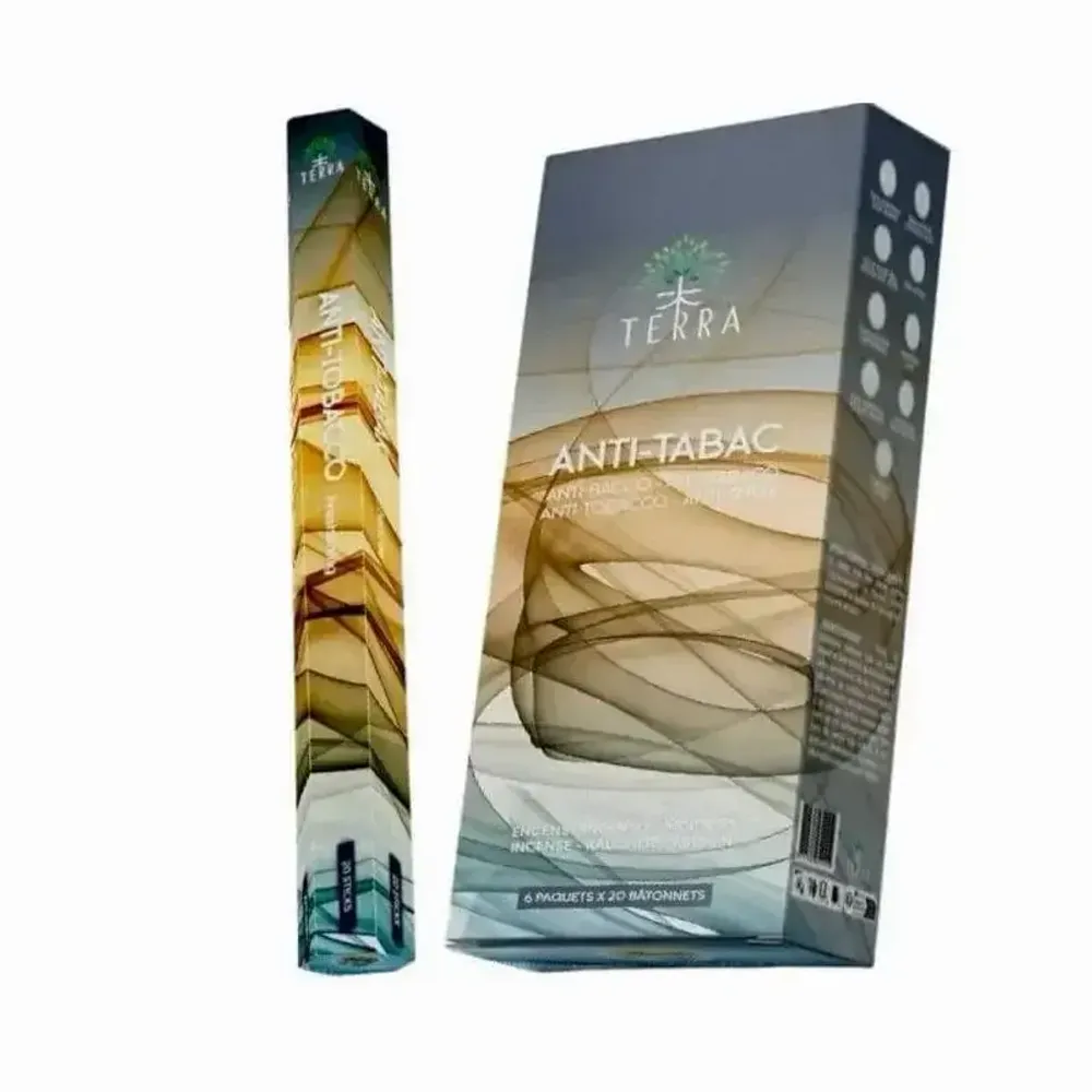 Scents - Terra anti-tobacco incense hexa without charcoal 30grs - ARABESK