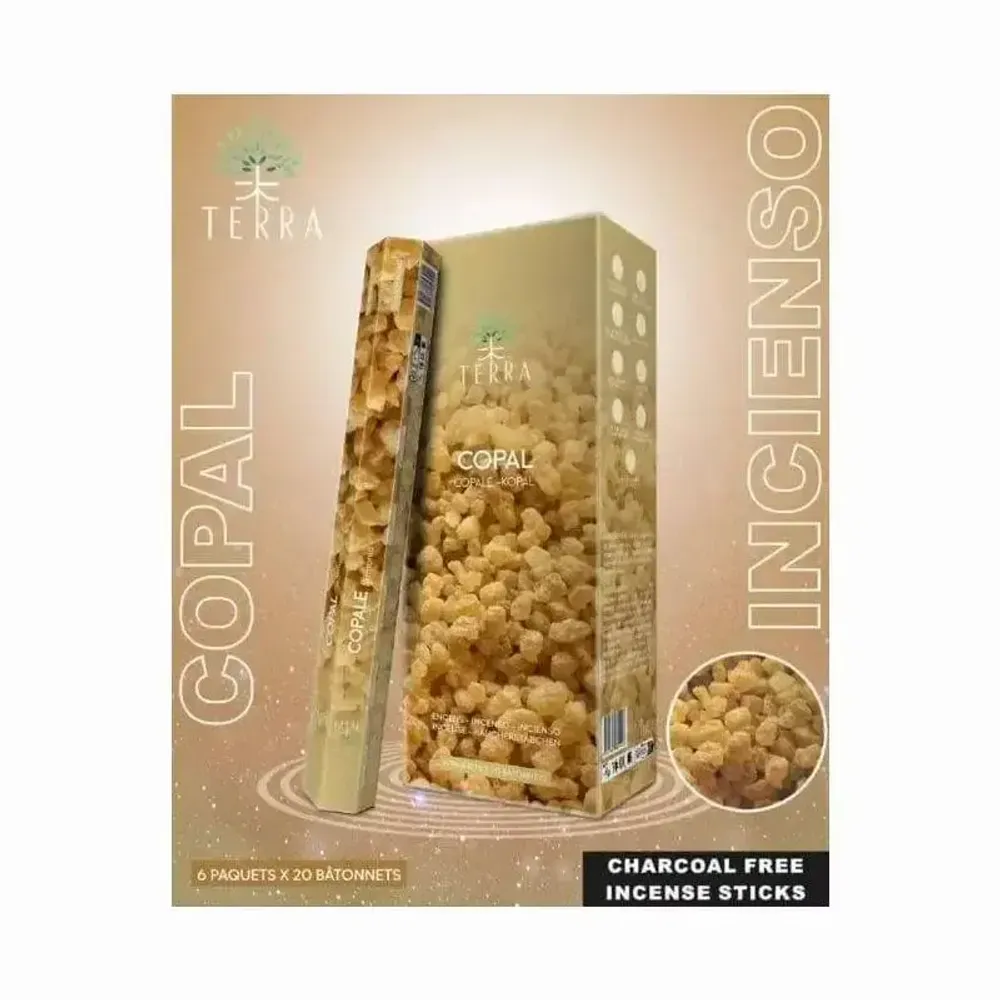 Scents - Terra copal hexa incense without charcoal 30grs - ARABESK