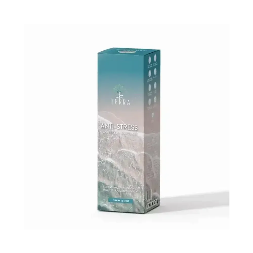 Senteurs - Encens TERRA Anti Stress sans charbon 12grs - ARABESK