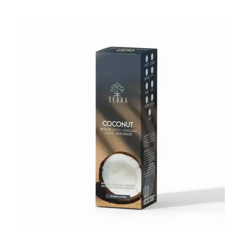 Scents - TERRA Coconut incense without charcoal 12grs - ARABESK