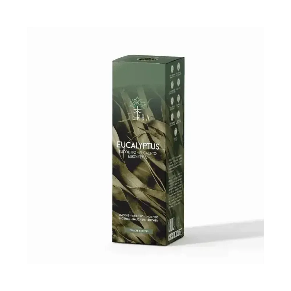 Scents - TERRA Eucalyptus incense without charcoal 12grs - ARABESK
