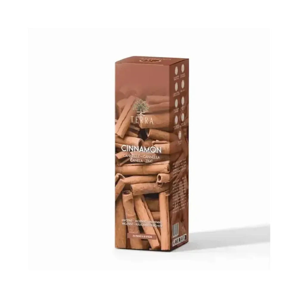 Senteurs - Encens TERRA Cannelle sans charbon 12grs - ARABESK