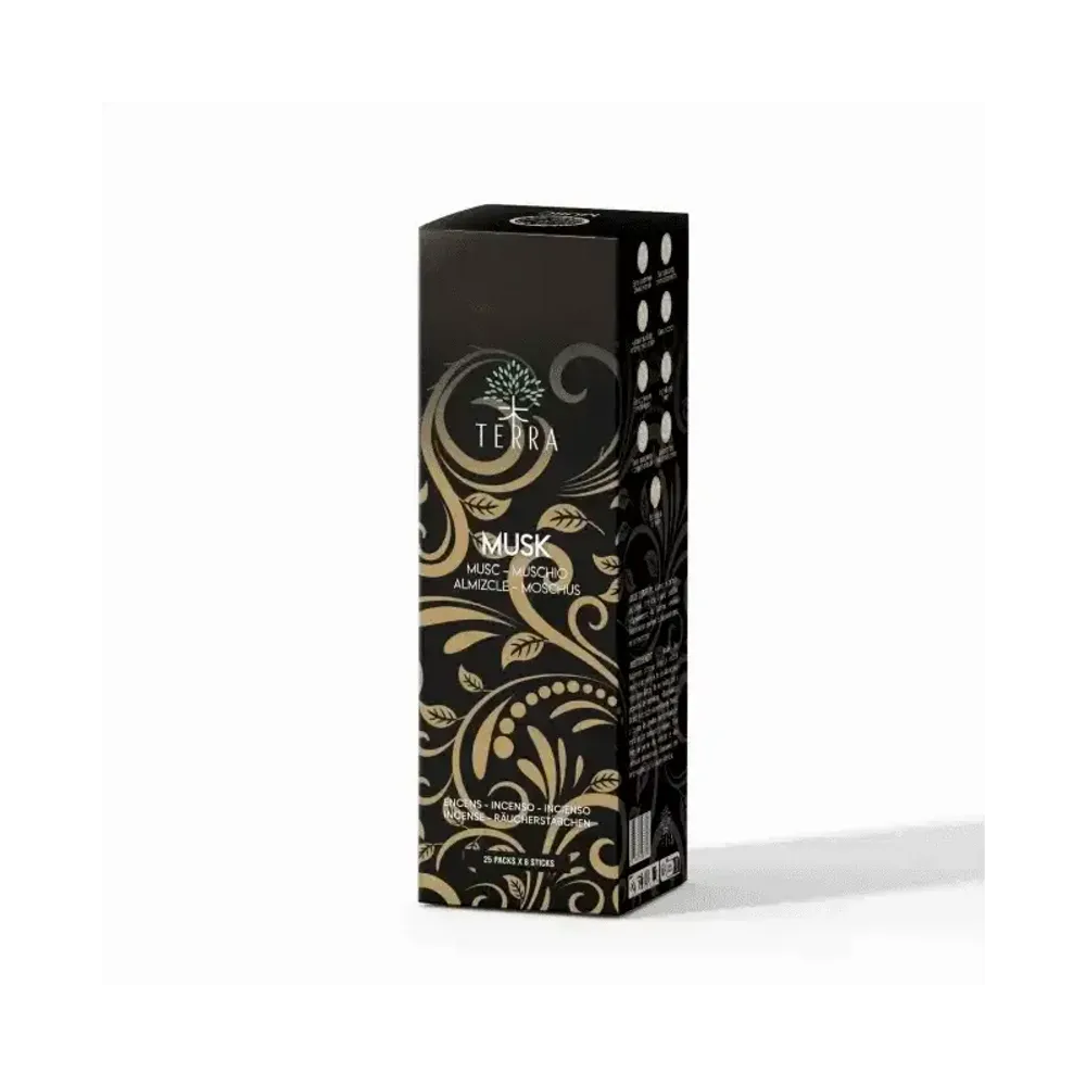 Scents - TERRA Musk incense without charcoal 12grs - ARABESK