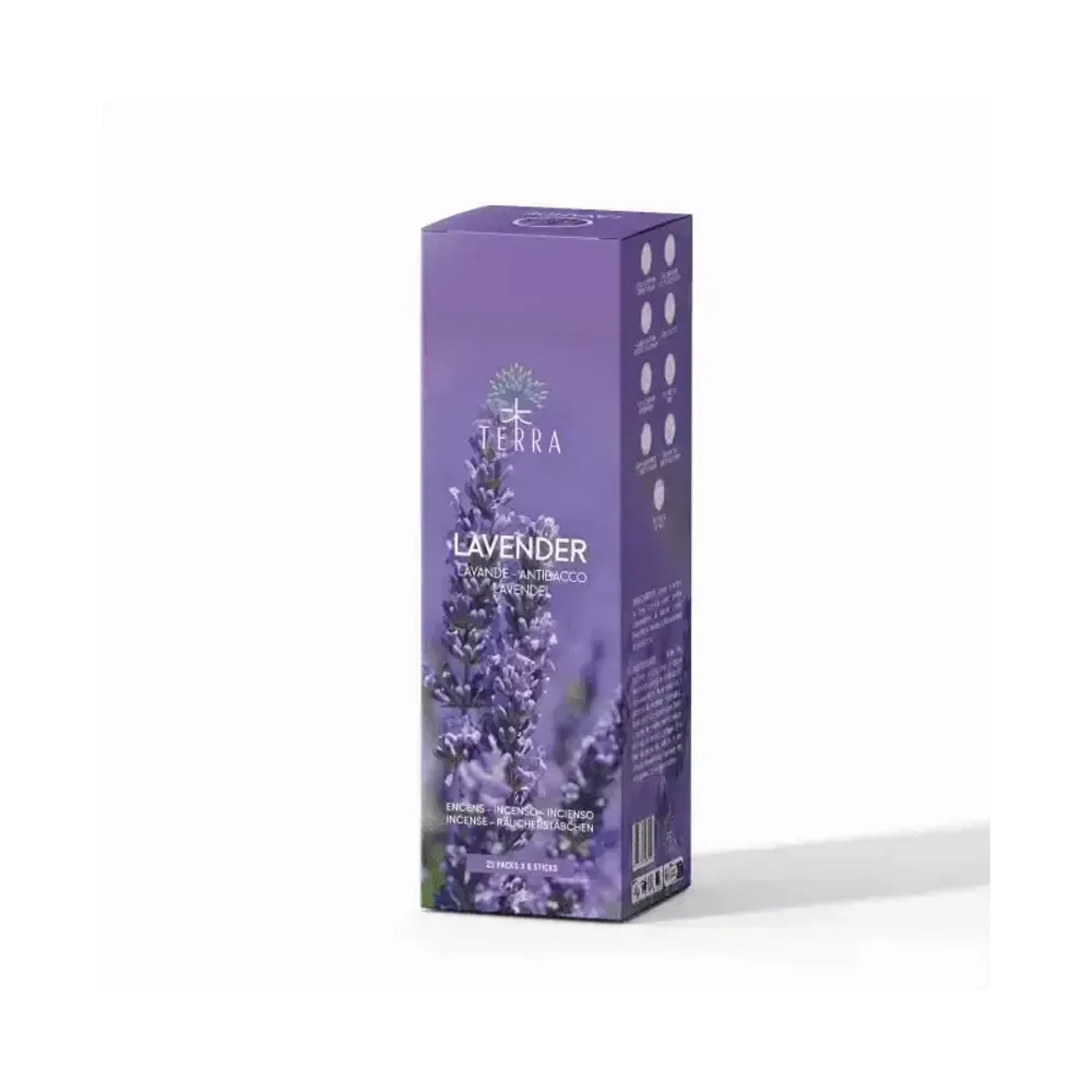 Scents - Terra Lavender incense without charcoal 12grs - ARABESK