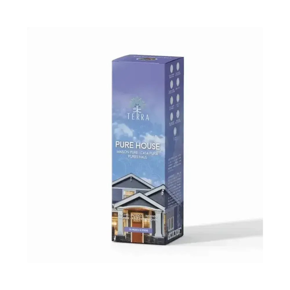 Senteurs - Encens Terra Maison Pure sans charbon 12grs - ARABESK